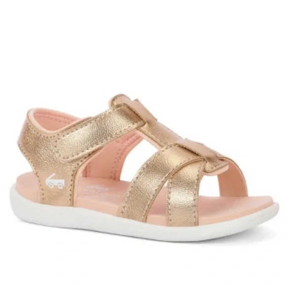 See Kai Run Basics Toddler Shayna Sandlas - Rose gold 4T - Picture 1 of 7